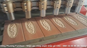 Dịch Vụ Gia Công Chạm Khắc Gỗ CNC Giá Rẻ Tại HCM