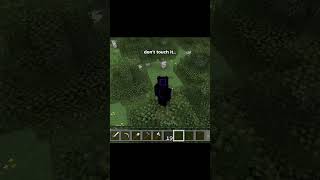 Minecraft but I can’t touch grass 💀 #minecraft #shorts