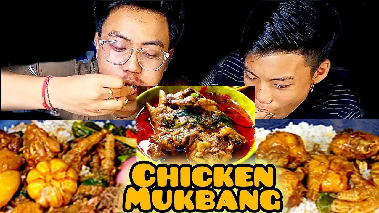 Koiler Chicken mukbang|| #mukbang | Ya tekke twee😂🤣|| Chaminaba Haobani