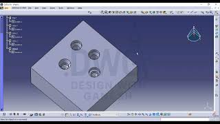Catia- applying threads and taps