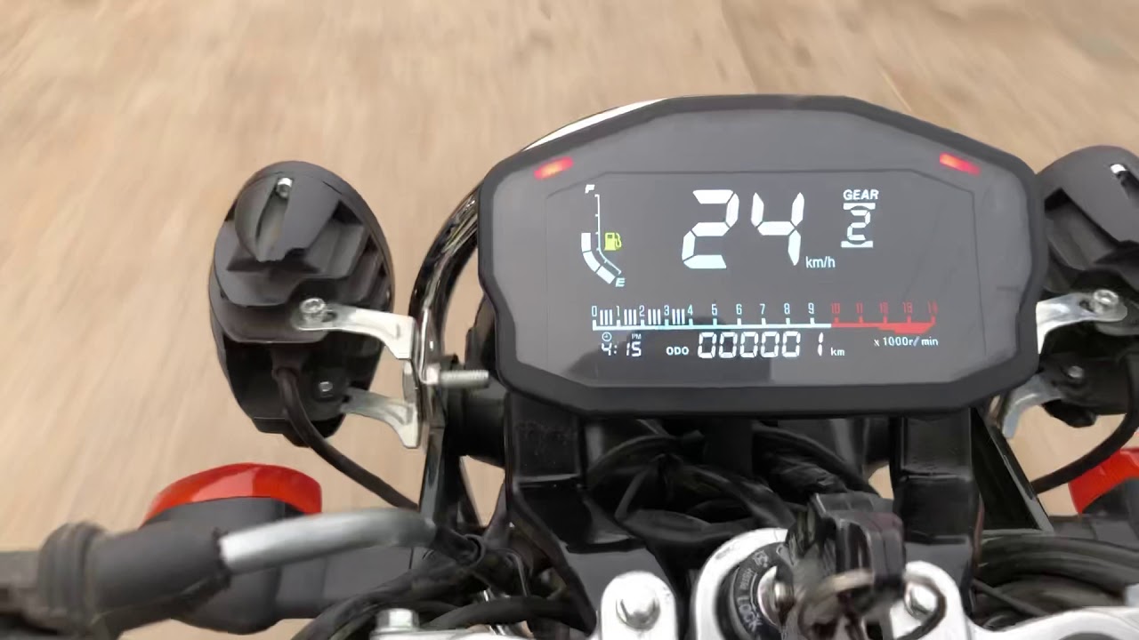 YBR 125G installed Digital LCD Speedometer mls045 YouTube