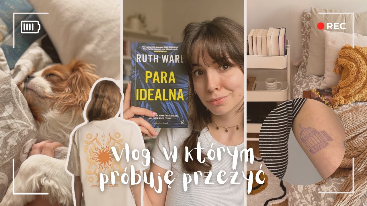 vlog, w którym czytam i próbuję przeżyć, bo to trudny czas