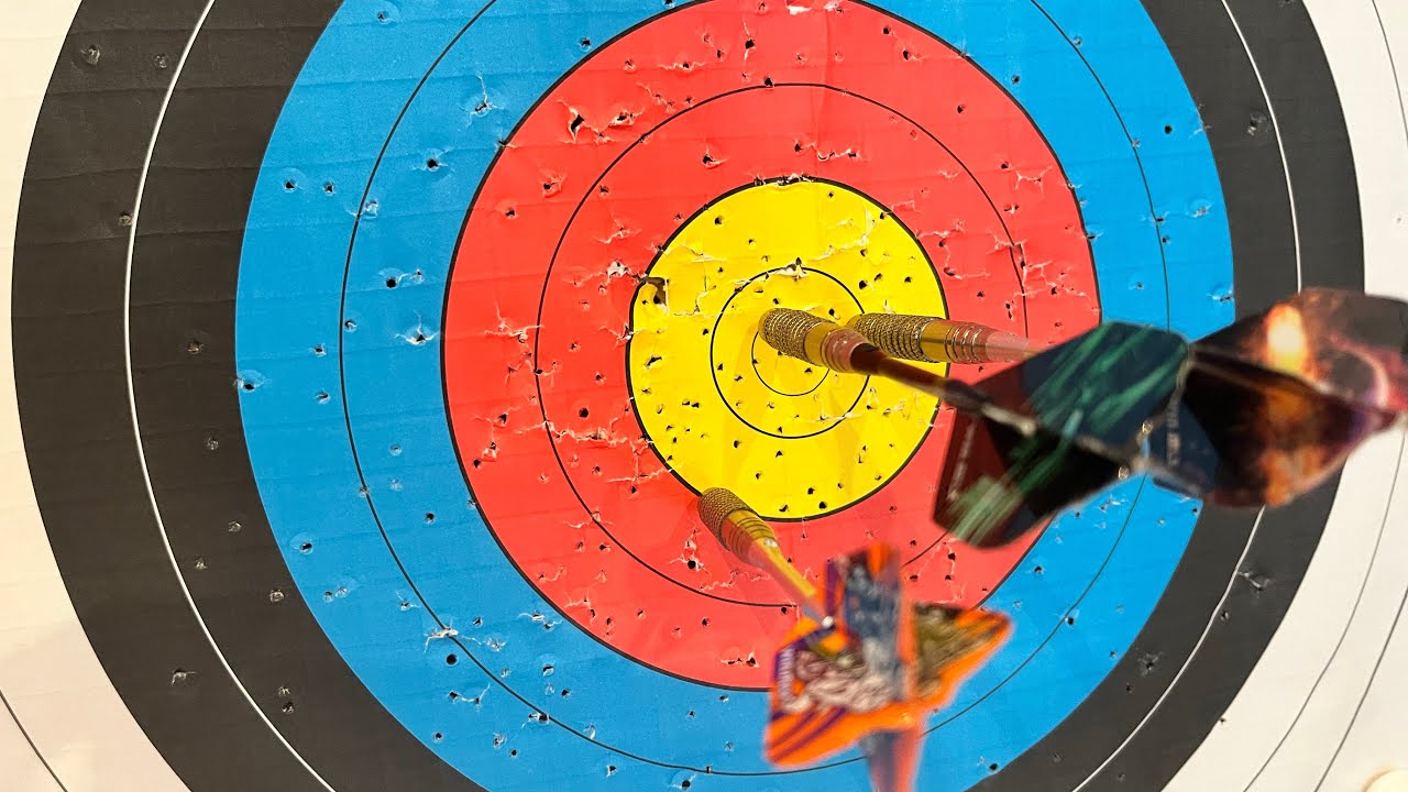 Darts (Dart archery) competition with Alex Irwin