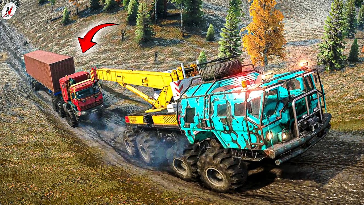 Mud, Water & Power! Winch Rescue Mission in SnowRunner