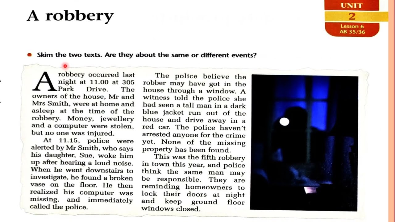 صفحة 21 انكليزي سادس اعدادي