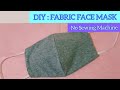 DIY: FABRIC FACE MASK | Washable | No Sewing Machine