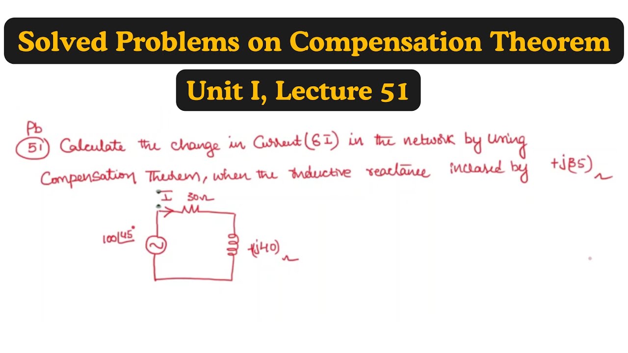 Solve Compensation Theorem Problems LIKE A PRO