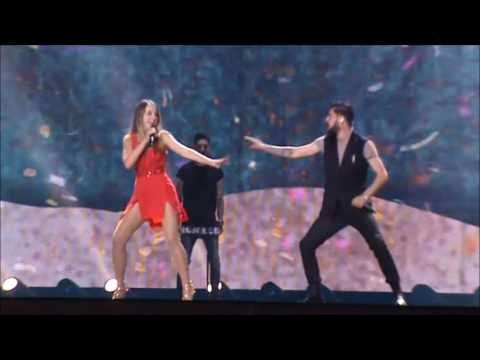 Rehearsal ROMANIA EUROVISION 2017 Ilinca feat. Alex Florea – Yodel It!