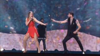 Rehearsal ROMANIA EUROVISION 2017 Ilinca feat. Alex Florea – Yodel It!
