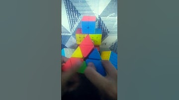 pyraminx cube super beat #cubeart #rubikscube #cubelelo