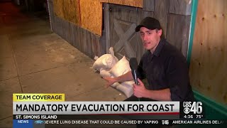 Mandatory evacuations in place in SE Georgia as Dorian nears