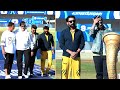 Ram charan suriya amitabh bachchan and akshay kumar visuals  ispl cricket match