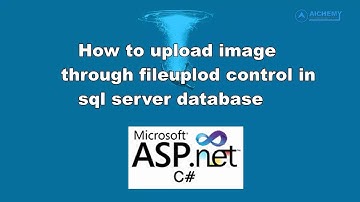 Save image to database using asp net | How to upload image on server and save into database