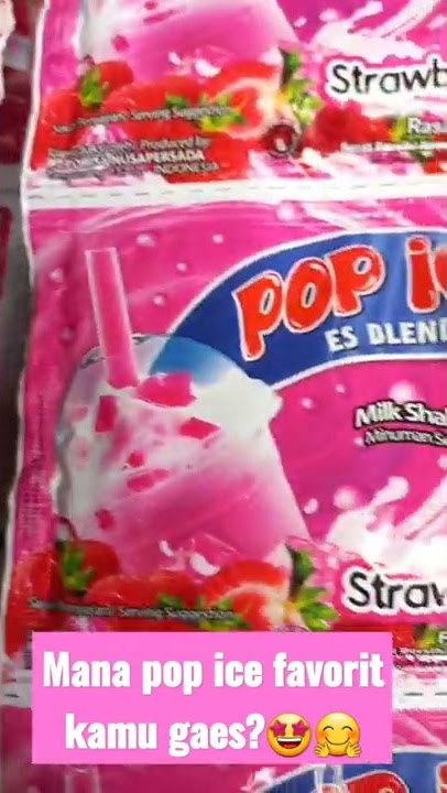 VARIAN RASA POP ICE  TERENAK Part 1🤩 FAVORIT KALIAN YANG MANA NIH?🤗 #shorts #viral #popice