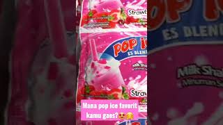VARIAN RASA POP ICE TERENAK Part 1🤩 FAVORIT KALIAN YANG MANA NIH?🤗 #shorts #viral #popice