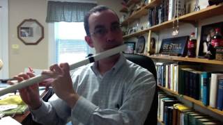 Alternate fingering for C natural on a Low D flute Flute Lesson Alternate Fingerings On The Flute Part 2