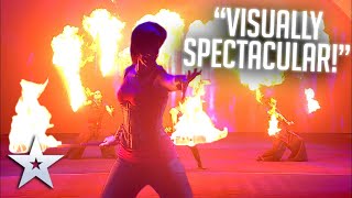 pyroterras fire show is hot stuff live show bgt series 8