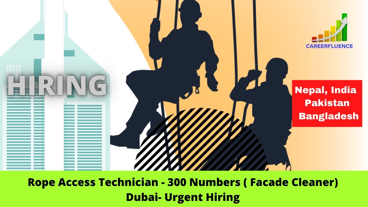 Rope access jobs in Dubai 2022 Rope access Level 1 Job In Dubai 2022