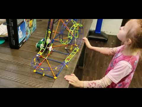 k'Nex wild whiplash roller coaster