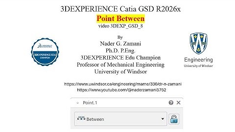 3DEXPERIENCE CATIA, 3DEXP GSD 8, "Point Between" R2026x