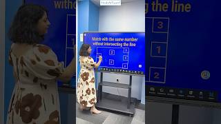 Interactive Display: Smart Board For Teaching - Brain Teasers, IQ Test - Digital Board For Classroom