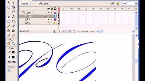 Learn how to create this writing text effect using a pen with Flash 8