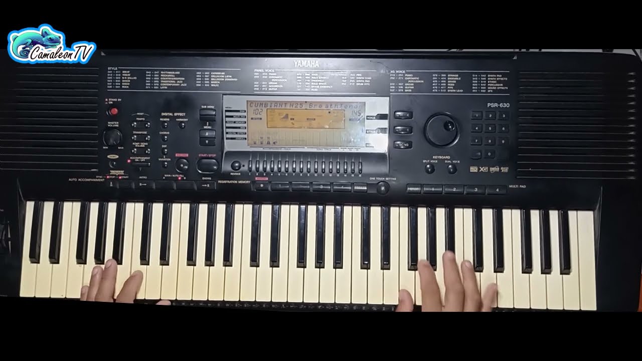 Como tocar el Manicero cumbia tutorial en teclado