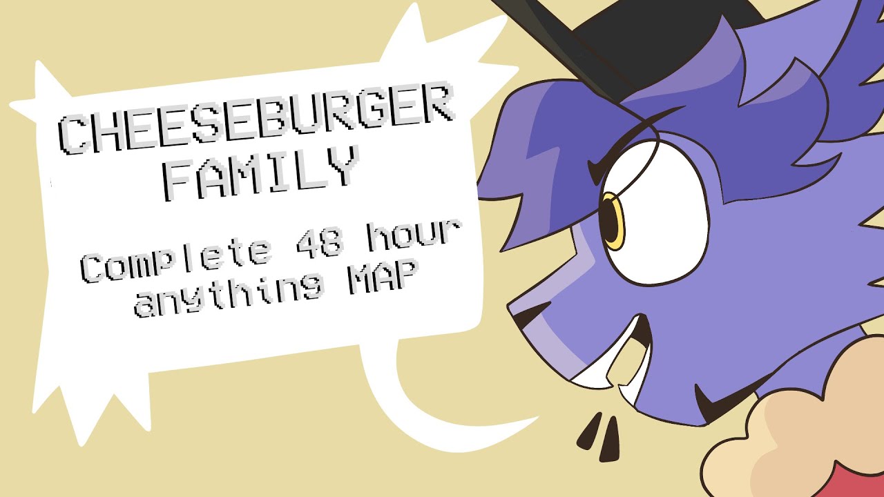 🟡 Cheeseburger Family COMPLETE 48 Hour Anything MAP 🟡 YouTube