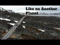 A Surreal, Otherworldly Landscape towards Deserted Village, Varanger Peninsula Norway