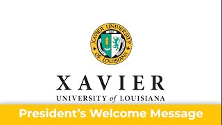 President's Welcome: Fall 2020