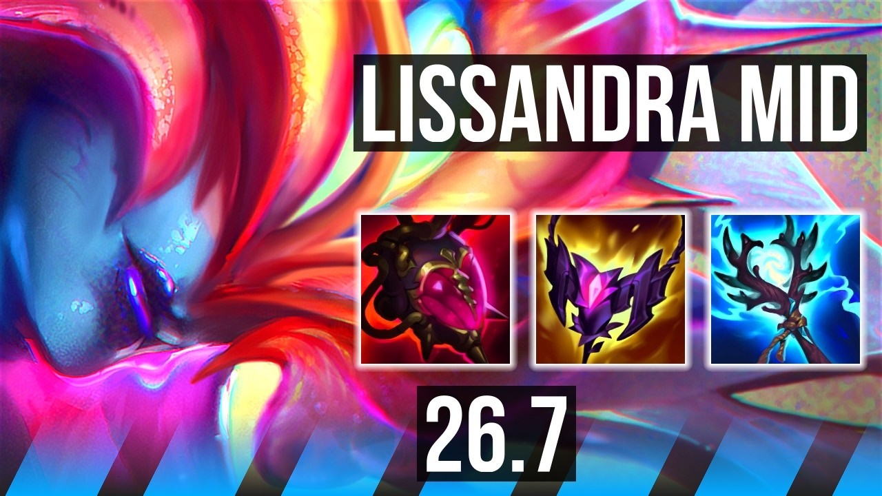 LISSANDRA vs XERATH (MID) | Good KDA: 20/1/5 | EUW Diamond | 26.7