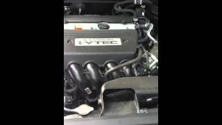 2008 Honda Accord cold engine start rattle: valve timing control (VTC) actuator is defective.