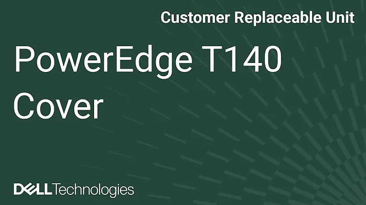 Dell PowerEdge T140: Remove/Install Side Cover