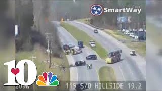 One dead, three injured in crash on Alcoa Highway