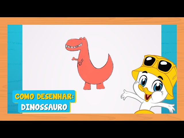 Vem comigo desenhar um dinossauro do jeito certo!!! #dinossauro #desen