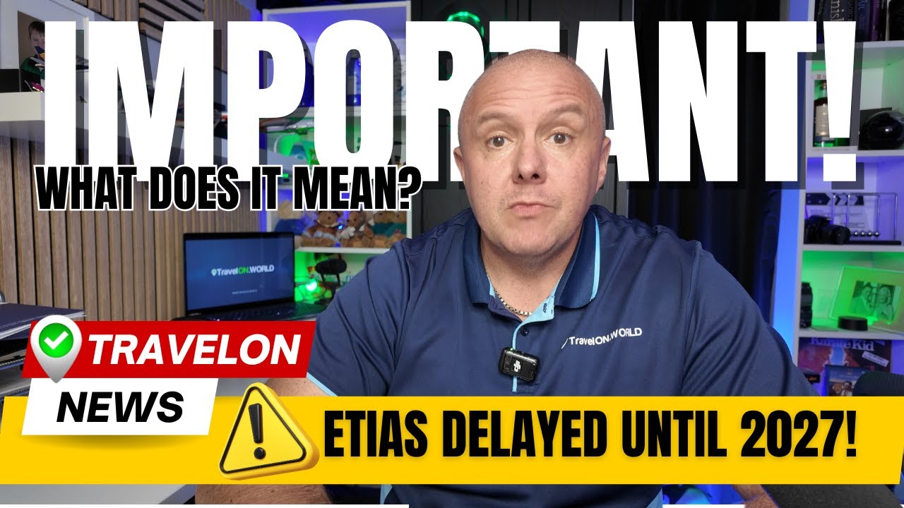 🚨 ETIAS Delayed AGAIN – How Many More U Turns!? ✈️ ETIAS vs EES Explained Tourists Targeted!