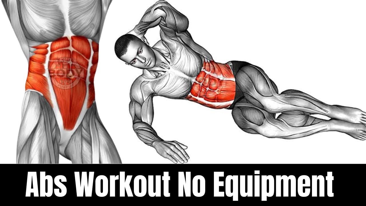 How To Get ABS Workout No Equipment Abs And Core Workout YouTube