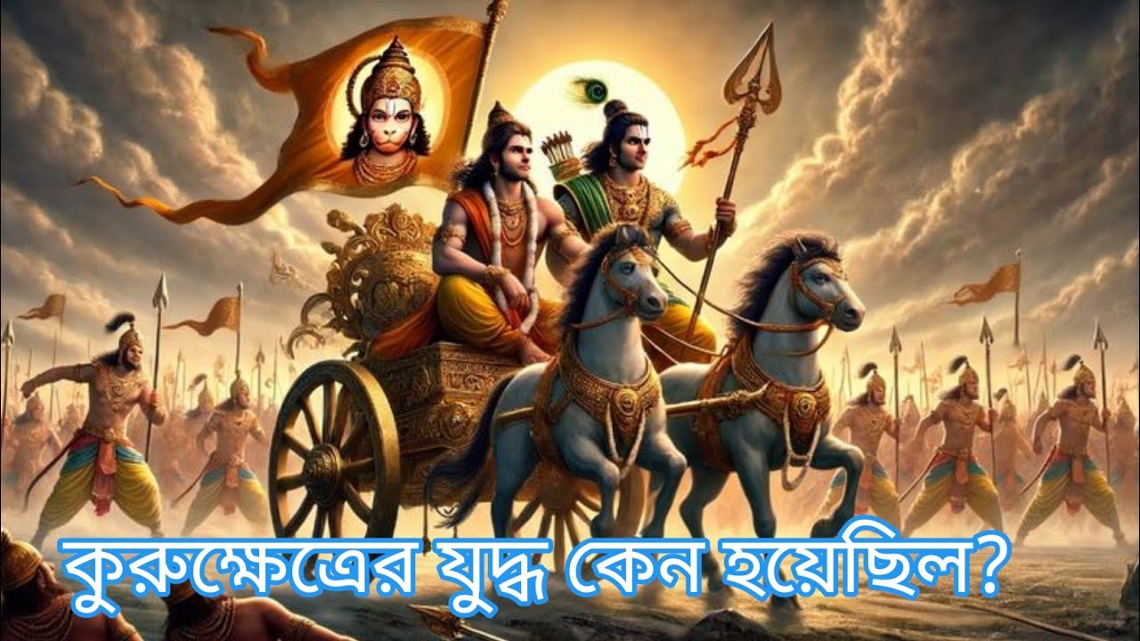 কুরুক্ষেত্রের যুদ্ধ কেন হয়েছিল? ভগবানের বাণী। জয় শ্রী কৃষ্ণ 🦚 রাধে রাধে Bhagwat Katha