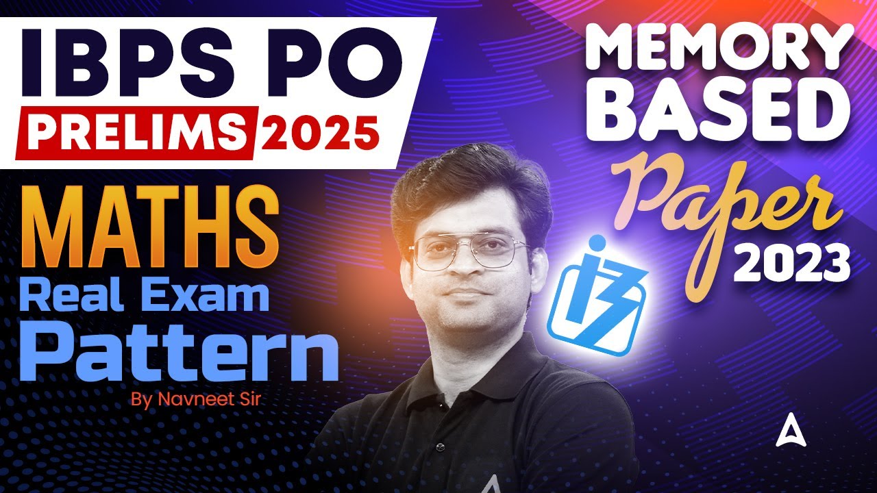 IBPS PO 2025 | IBPS PO Quant Memory Based Paper 2023 | By Navneet Sir ...