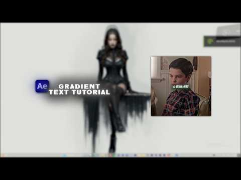 Gradient Text Tutorial | After Effects Tutorial
