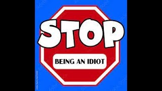 Idiot doesn't know how stop signs work.