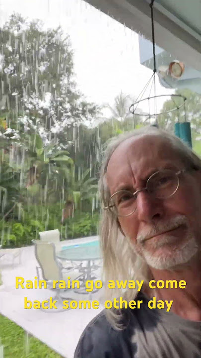 Rain rain go away come back some other day ๏ฟผ