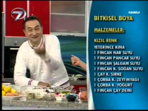 Dr Feridun Kunak Show Da Dogal Boya Yapimi Youtube