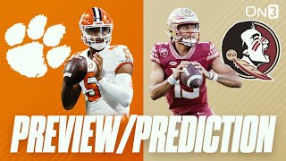 Clemson Tigers vs Florida State Seminoles Preview/Prediction | Dabo Swinney, Norvell, DJ Uiagalelei