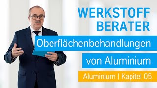 Oberflächenbehandlung von Aluminium