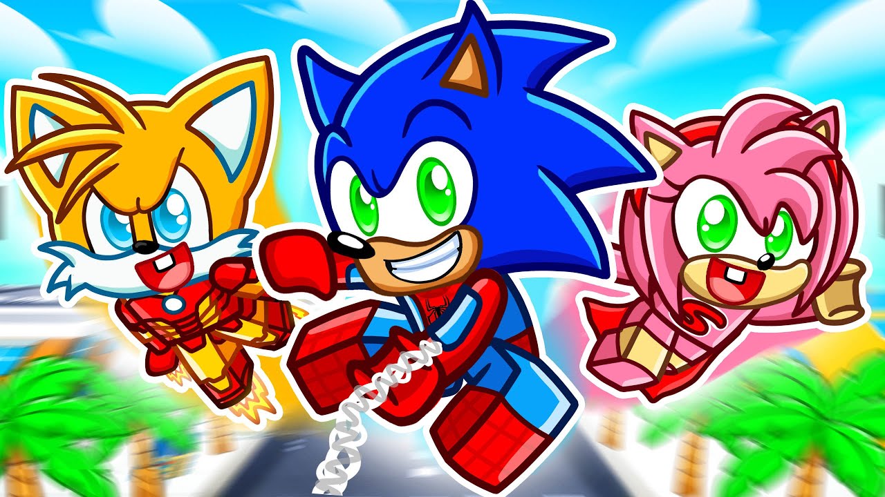 Playing as a BABY SUPERHERO in Roblox!