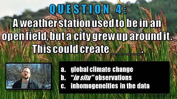 ATS EVS 105    Surface Temperature Obs    Q 4
