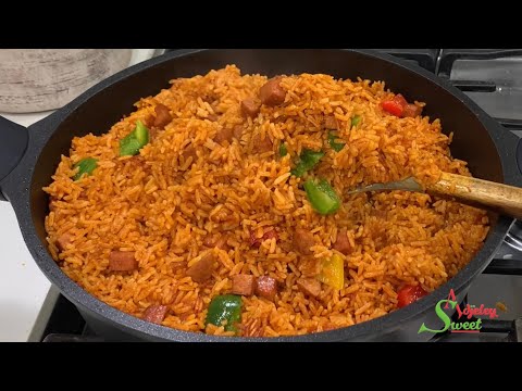 THIS IS THE EASIEST JOLLOF RICE + Tips To Make The Perfect Jollof RICE Every Time SOOO DELICIOUS 😋