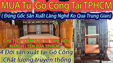 TỦ THỜ GÒ CÔNG 21 TRỤ GỖ CẨM LAI Cẩn ốc xà cừ Tủ thờ đúng gốc làng nghề gò công.