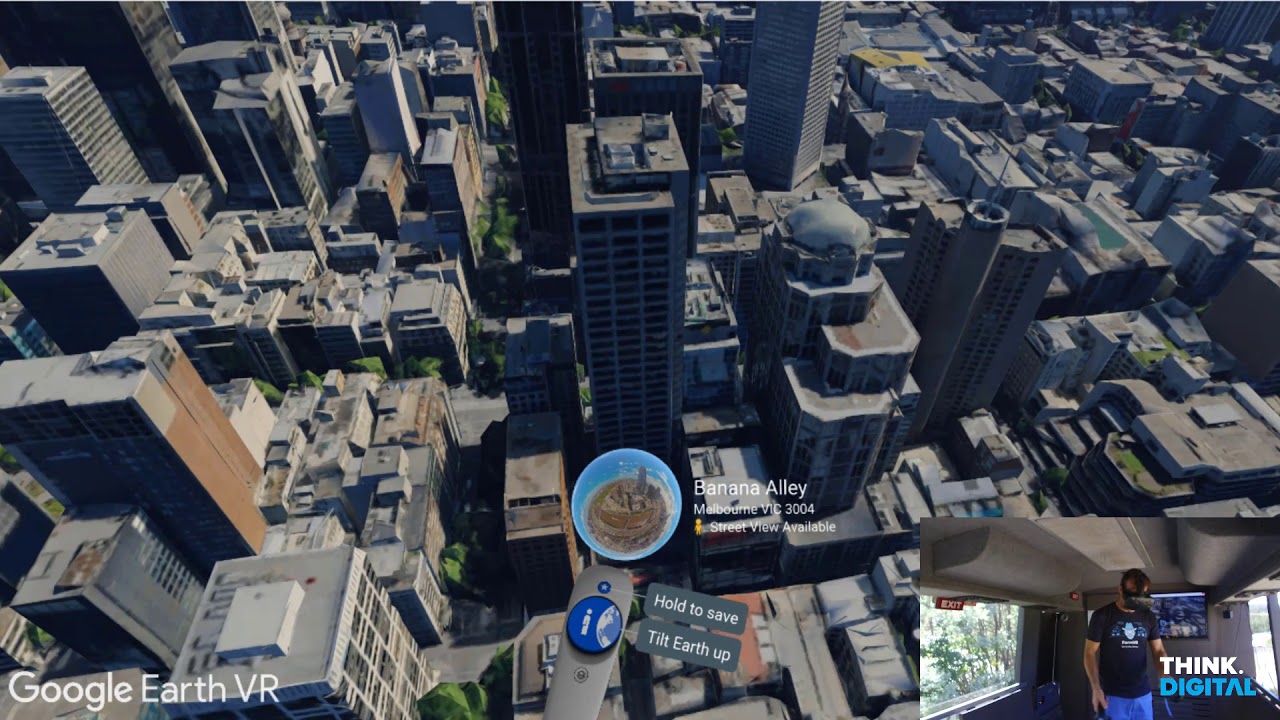 Google Earth VR - Streetview on -